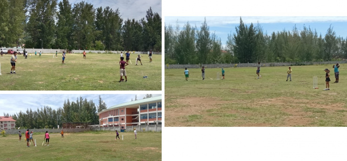 Cricket coaching for kids in full swing