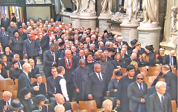 President pays final respects to  Her Majesty Queen Elizabeth II