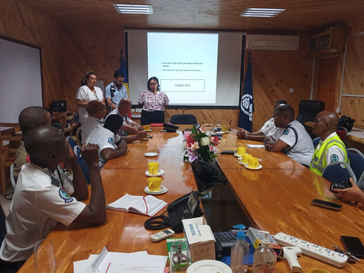 Seychelles police day     Male officers learn more about prostate cancer, erectile dysfunction