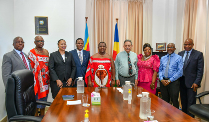 High level parliamentary delegation from Eswatini meets with Speaker Mancienne   