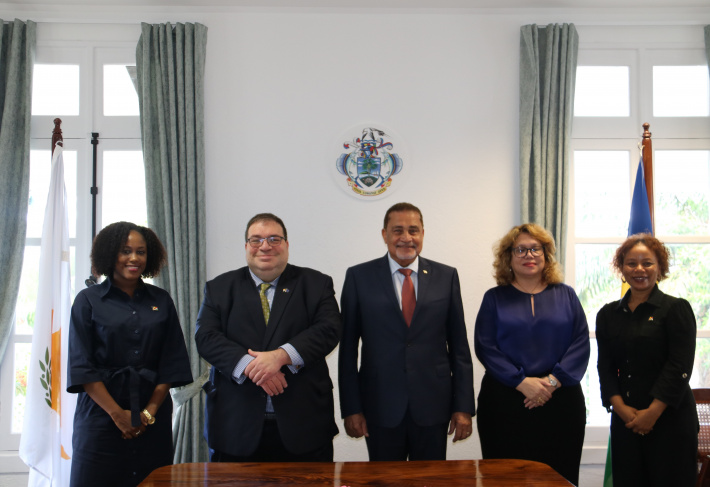 Newly accredited HC of Cyprus pays courtesy call on Minister Radegonde   