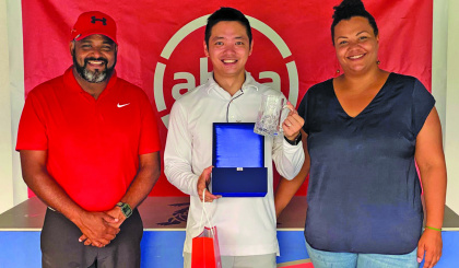 Golf:     Ken Zhou wins Absa September Mug