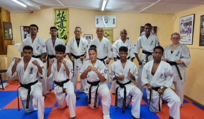 11 new Kyokushin karate black belt holders promoted