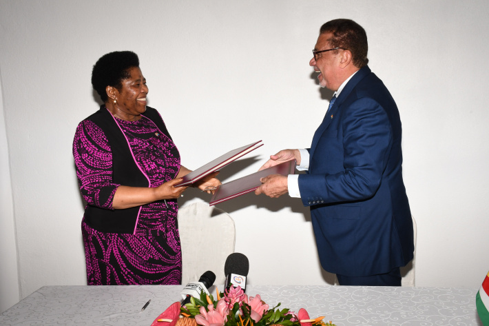 Seychelles and South Africa sign new bilateral cooperation agreement   
