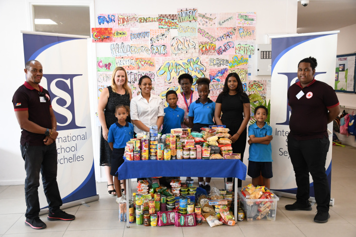 ISS donates food items to Red Cross Society of Seychelles   