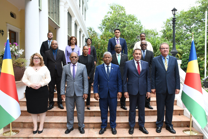 Seychellois ambassadors meet President Ramkalawan