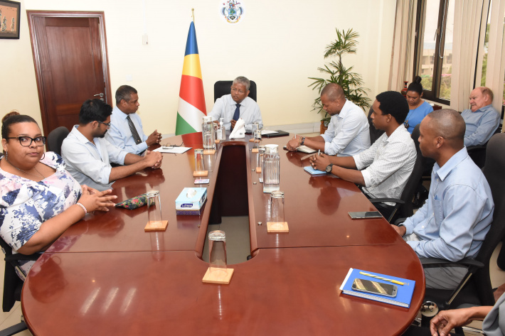 President visits Lands and Housing ministry to discuss challenges