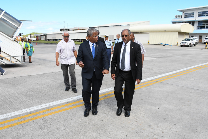 President Ramkalawan returns from COP 27