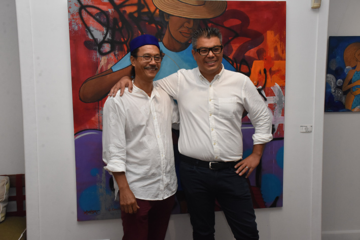 George Camille and international artist Sumo open collaborative exhibition