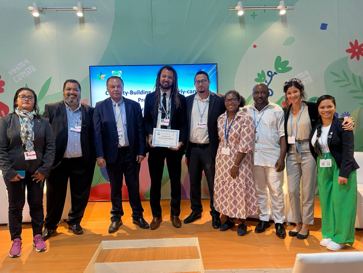 Seychellois youth make their voices heard and actively support Sids at COP27