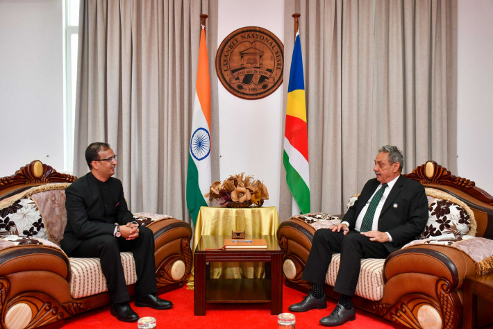 Newly accredited Indian HC calls on Speaker Mancienne