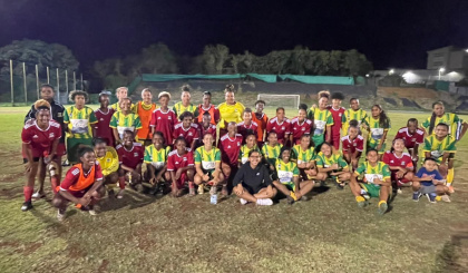 Football     Women footballers impress in Reunion