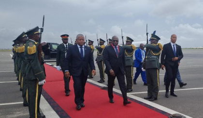 President Ramkalawan arrives in Angola and attends  official opening ceremony of 10th OACPS Summit