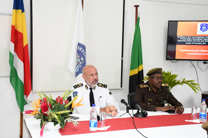 Seychelles and Tanzania prison services discuss further cooperation