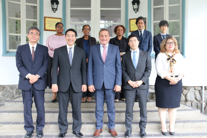 Members of the Japanese parliament pay courtesy call on Minister Radegonde