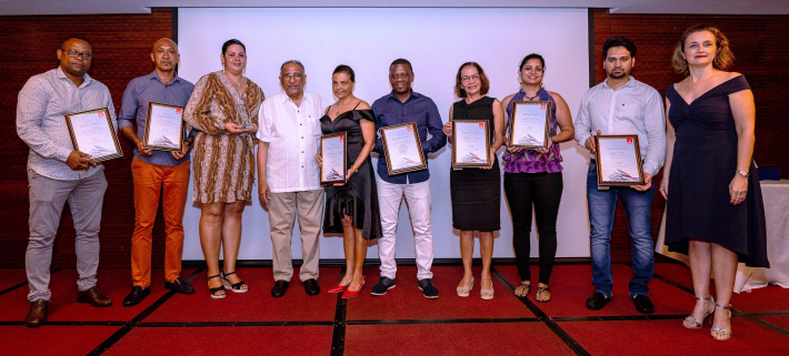 Emirates recognises top Seychelles travel agents for supporting ticket sales