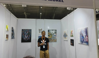 Samuel Morel makes Seychelles proud at the 7th India Deaf expo