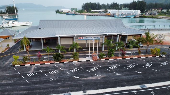    New passenger terminal  on Praslin inaugurated     By Nadia Bedier   