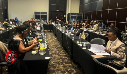 Hon. François Adelaide attends validation meeting for the SADC PF SRHR governance project