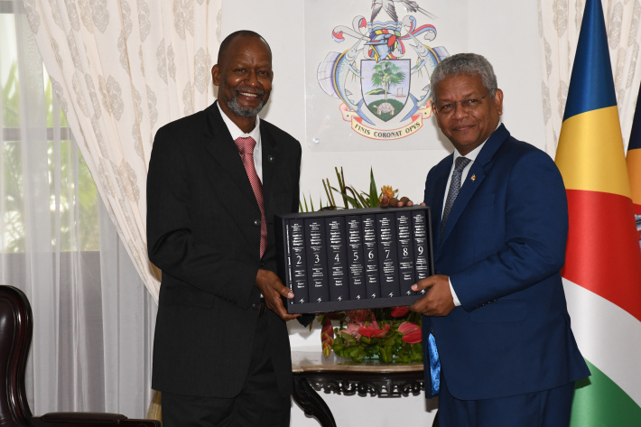    President Ramkalawan receives SADC’s new executive secretary   