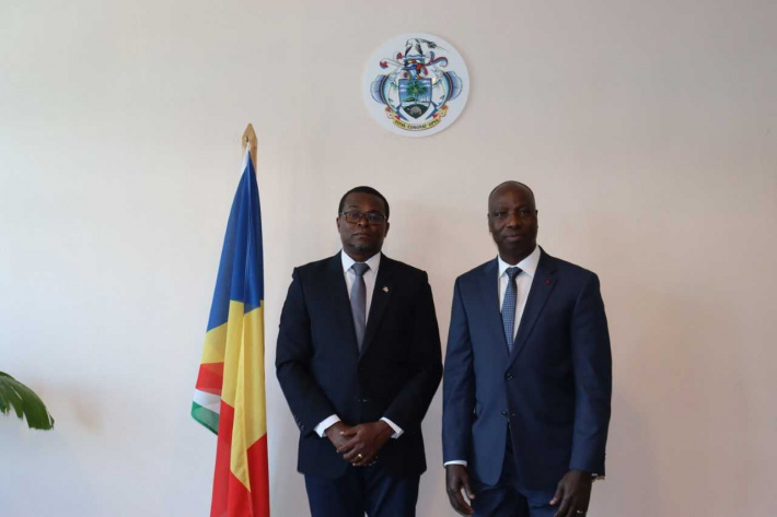 Ivory Coast ambassador calls on Minister Joubert