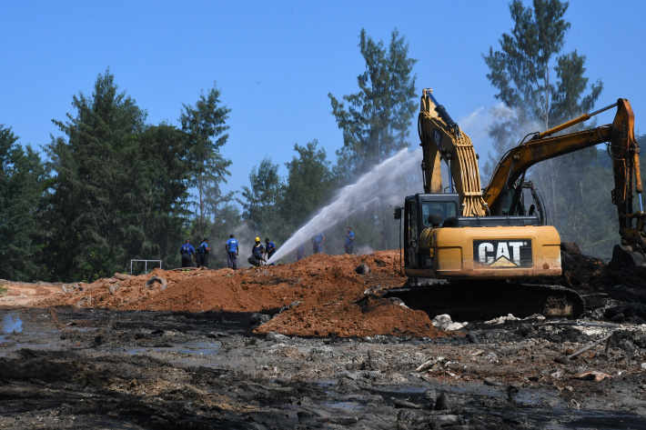 Landfill fire under complete control