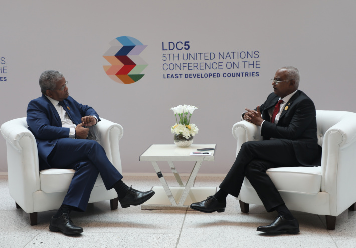 Seychelles and Maldives discuss common challenges and avenues of cooperation as two neighbouring island states