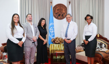 UN resident coordinator for Mauritius and Seychelles pays courtesy call on Speaker of the National Assembly