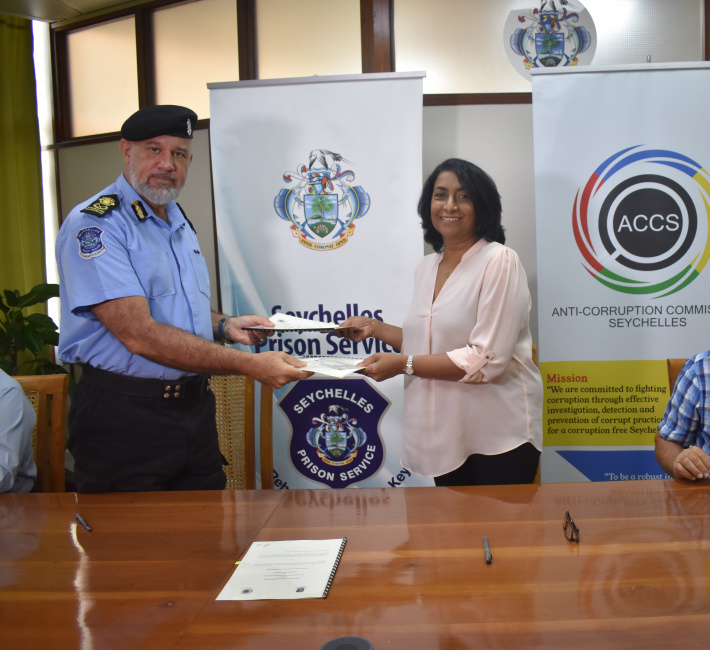 Prison Service and Anti-Corruption Commission strengthen partnership through MoU signing   