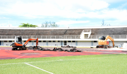 Renovation work at Stad Linite under way