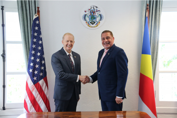 Seychelles’ Foreign minister meets with US ambassador-designate