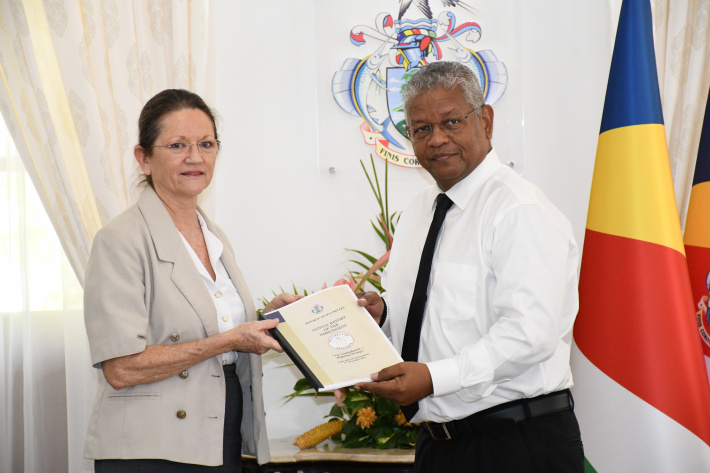 Ombudsman presents annual report to President Ramkalawan and National Assembly Speaker   