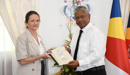 Ombudsman presents annual report to President Ramkalawan and National Assembly Speaker   