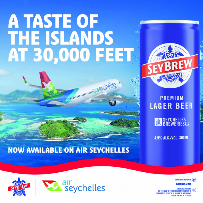 Air Seychelles introduces Seybrew onboard flights