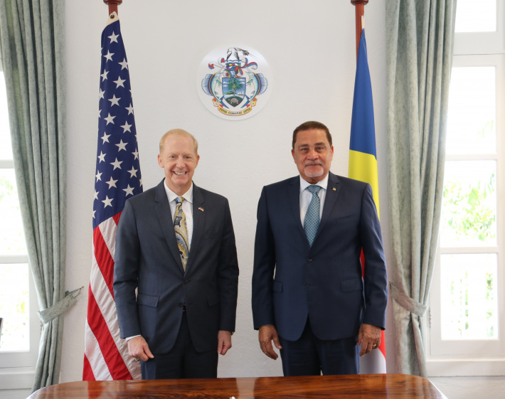 US ambassador calls on Minister Radegonde