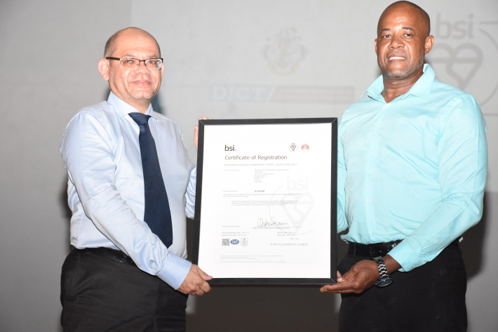 DICT first government institution to become ISO certified