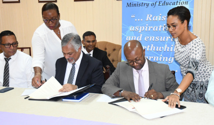 Seychelles’ education ministry and Sri Lanka’s Cinec renew partnership