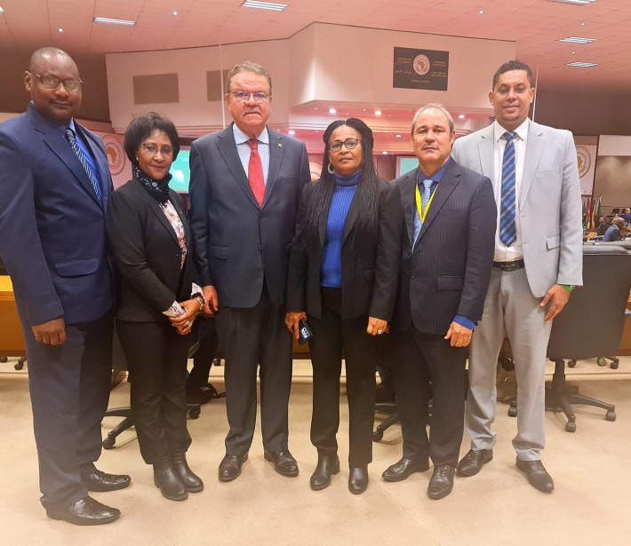 Seychelles delegation attends second ordinary session of the sixth parliament of the Pan-African parliament   