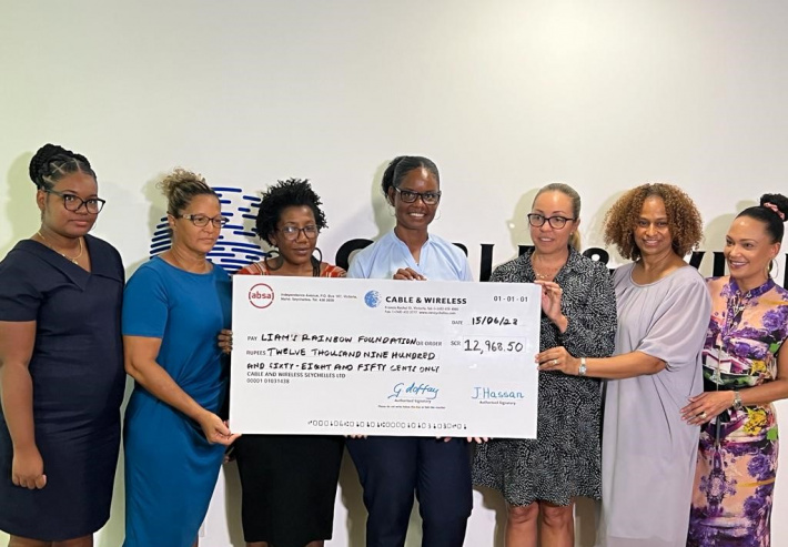 CWS shows commitment to Liam's Rainbow Foundation with generous donations -Seychelles Nation - Vimarsana News