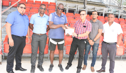    Legend Foundation assists former central defender and referee Gonzague Boniface