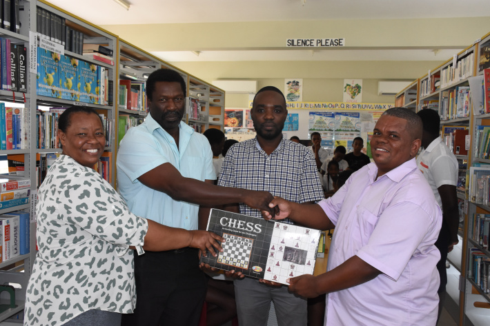 Chess     Perseverance secondary school receives equipment from SCF