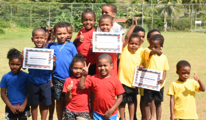 Baie Lazare crèche hosts second annual mini sports day