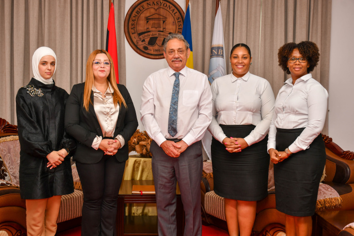 Newly appointed chargé d’affaires for Libyan embassy pays courtesy call on Seychelles’ Speaker