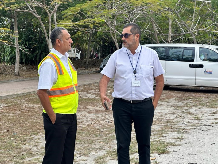 Works under way to make way for parking around Inter Island Quay