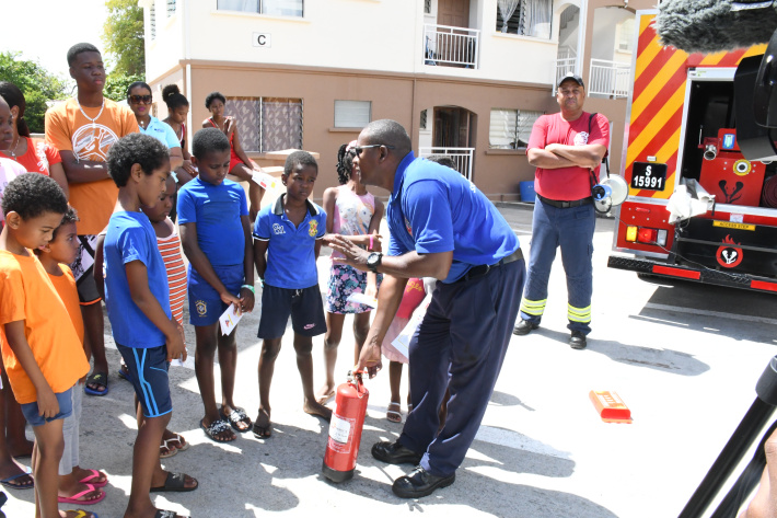 PMC tenants learn about fire safety
