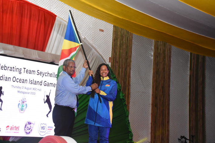 11th Indian Ocean Islands Games – sending off ceremony