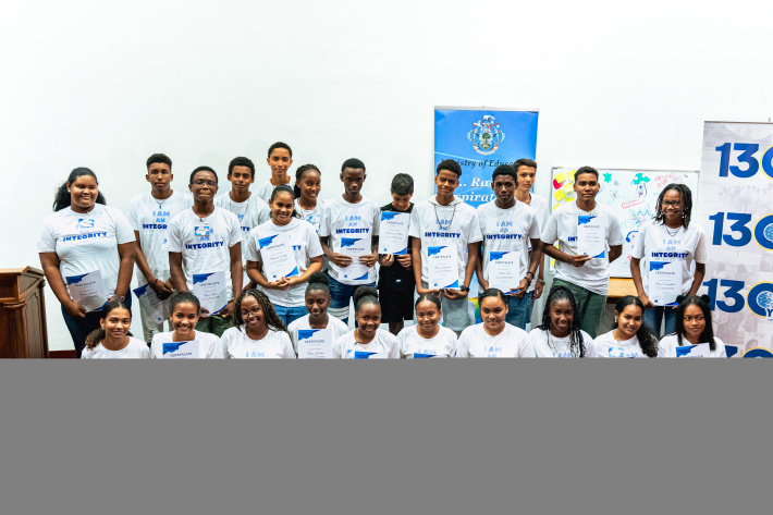 New youth integrity ambassadors make pledges