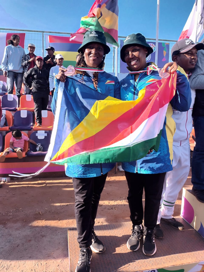 Pétanque wins two bronze medals for Team Seychelles