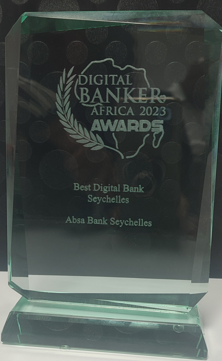 Absa Bank Seychelles clinches title of Best Digital  Bank in Seychelles for 2023 by Digital Banker Africa