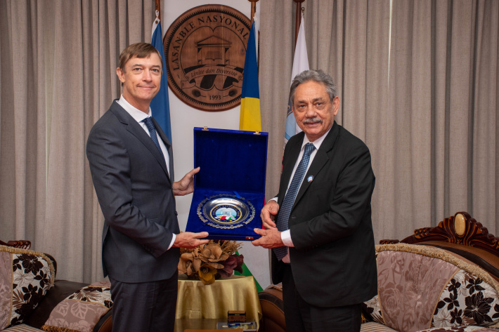 EU ambassador calls on Speaker of the National Assembly